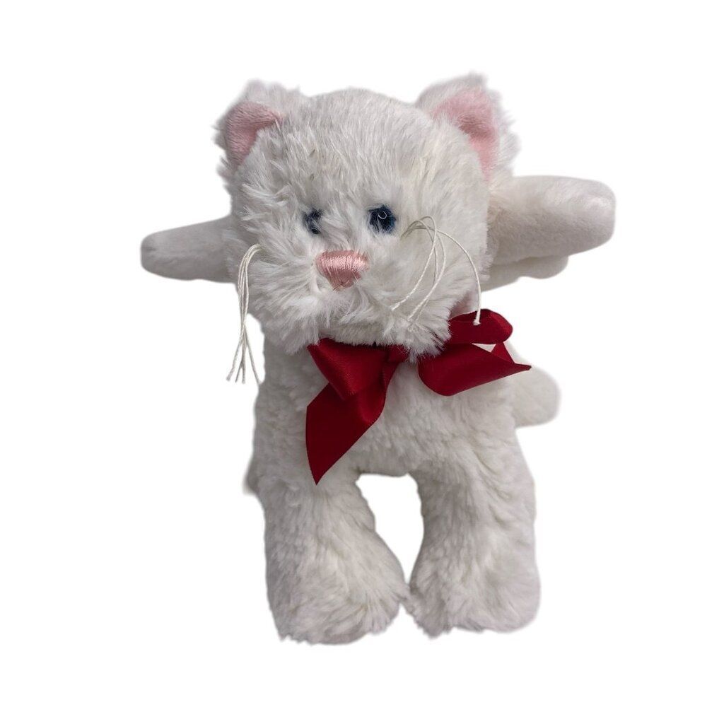 Ganz White Angel Cat Stuffed Animal